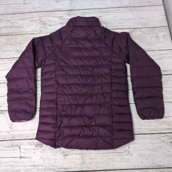 Patagonia Purple Netplus Girls Size Mefium Lightweight Down Puffer - Picture 7 of 7